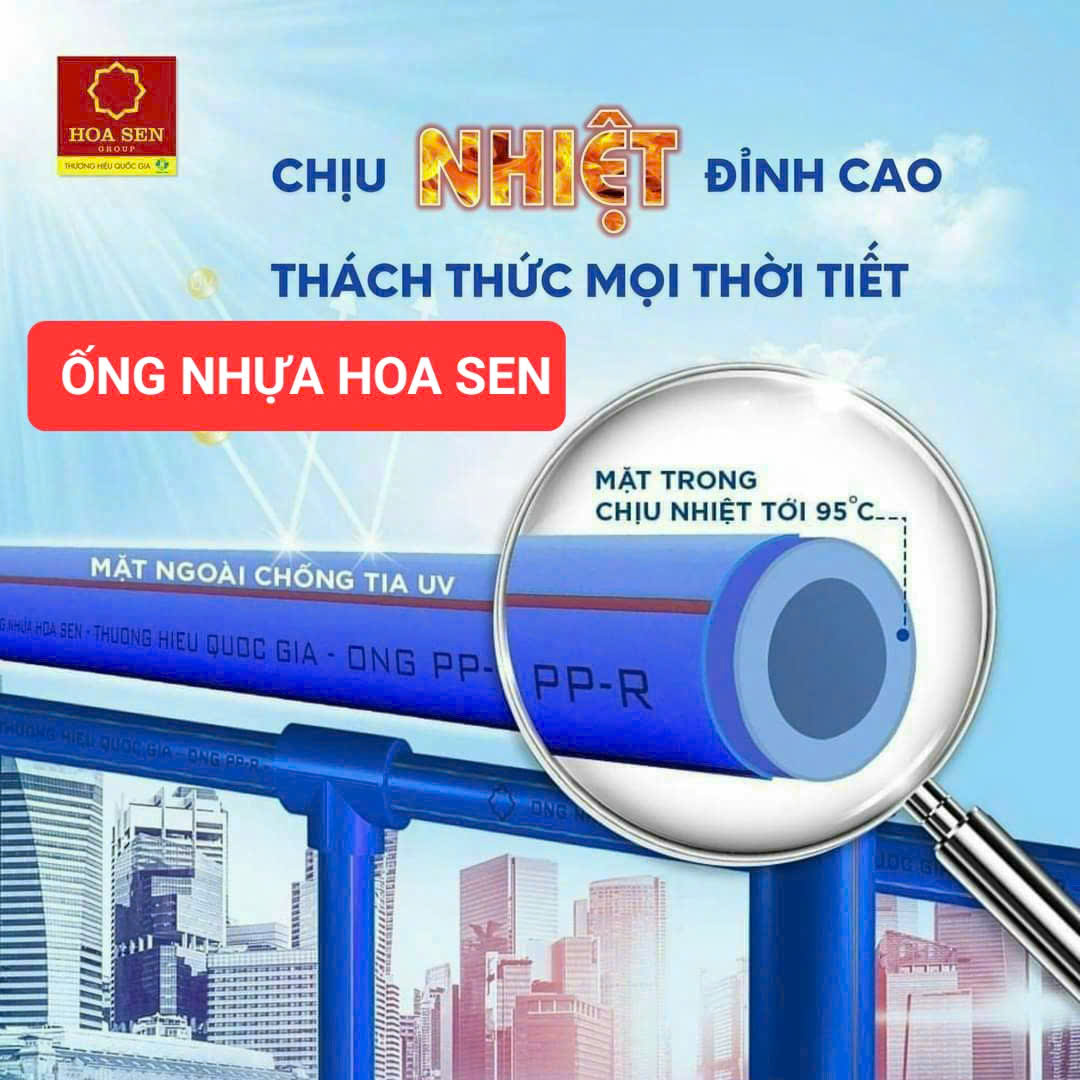 ỐNG NHỰA HOA SEN